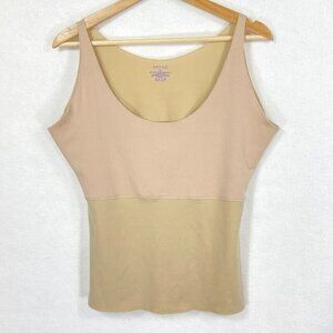 Spanx by Sara Blakely Nude Tank Top Polyester Spandex Shape Wear Size XL